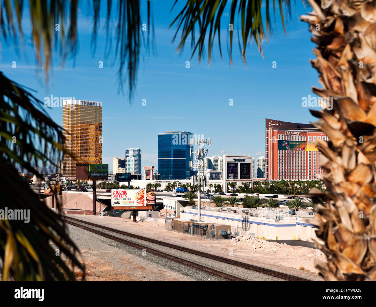 Trump Tower in Las Vegas, Nevada Stock Photo