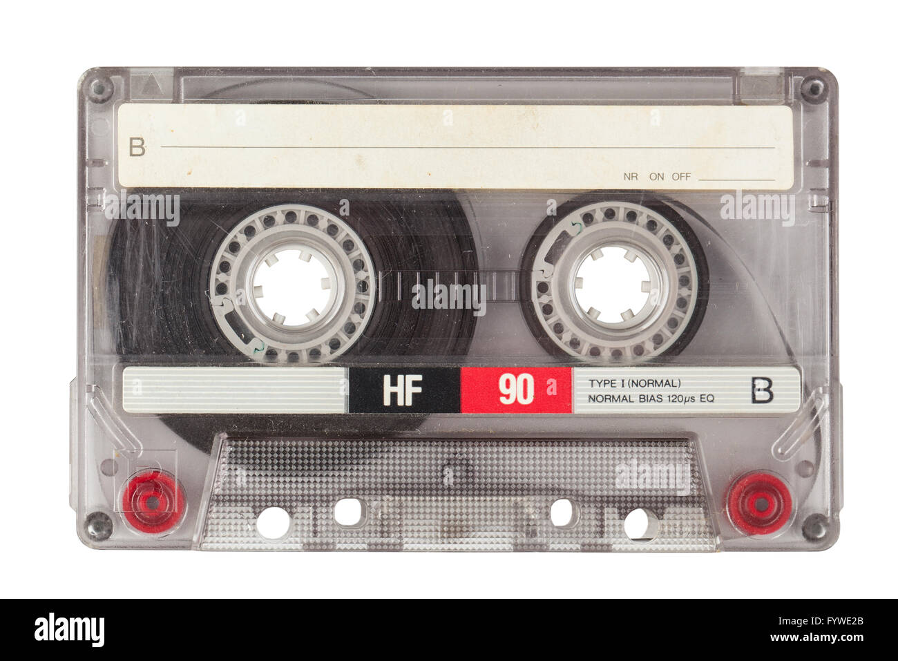 Vintage transparent cassette Stock Photo