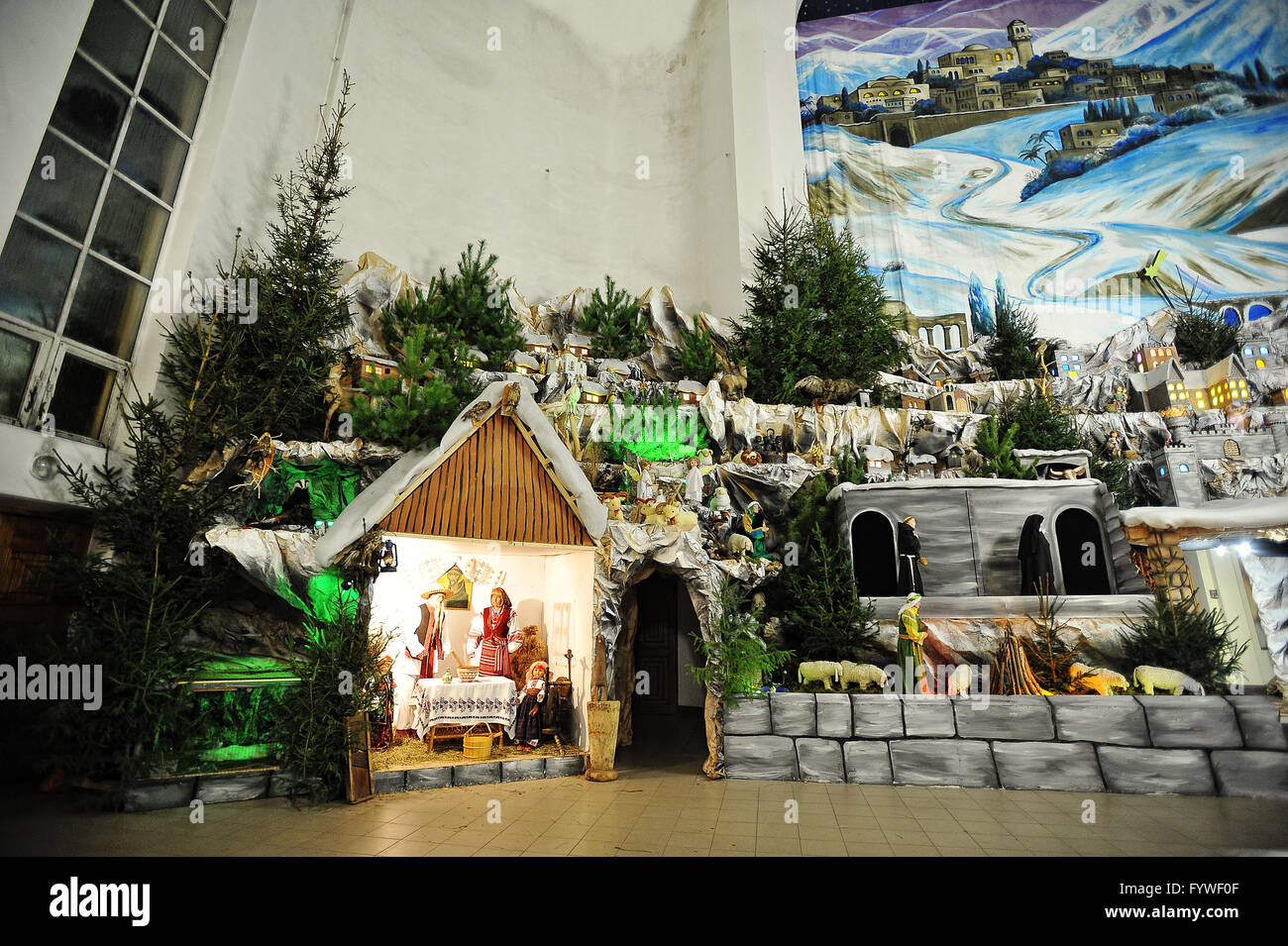Christmas Nativity Crib Sets Stock Photo 103208127 Alamy