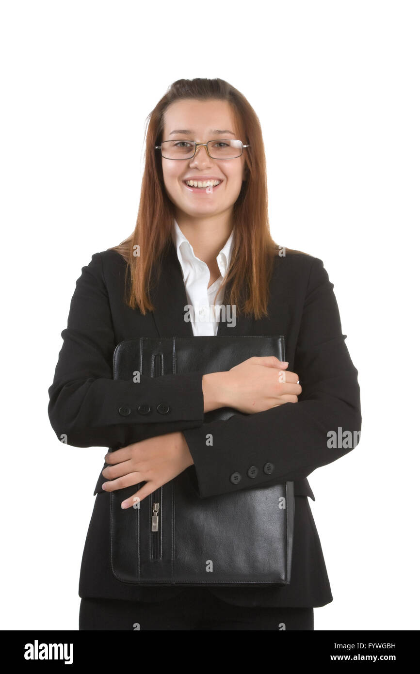 Portrait of a young and beautiful business woman Stock Photo - Alamy
