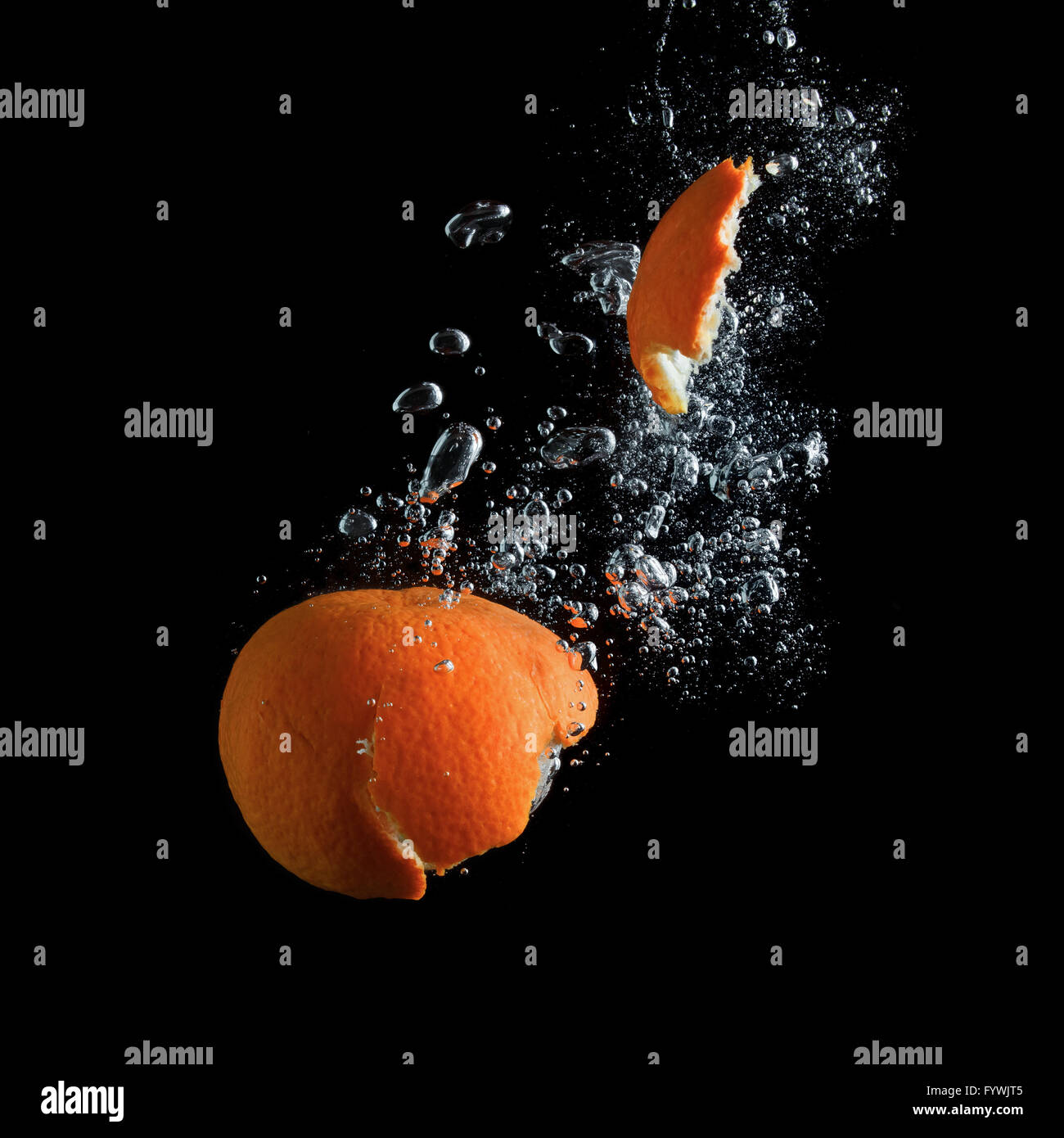 Mandarin in water Stock Photo Alamy
