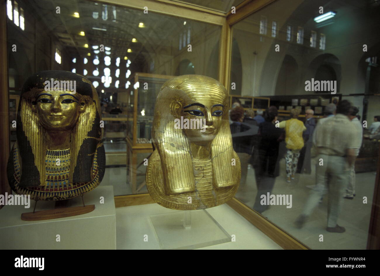 AFRICA EGYPT CAIRO EGYPTIAN MUSEUM Stock Photo