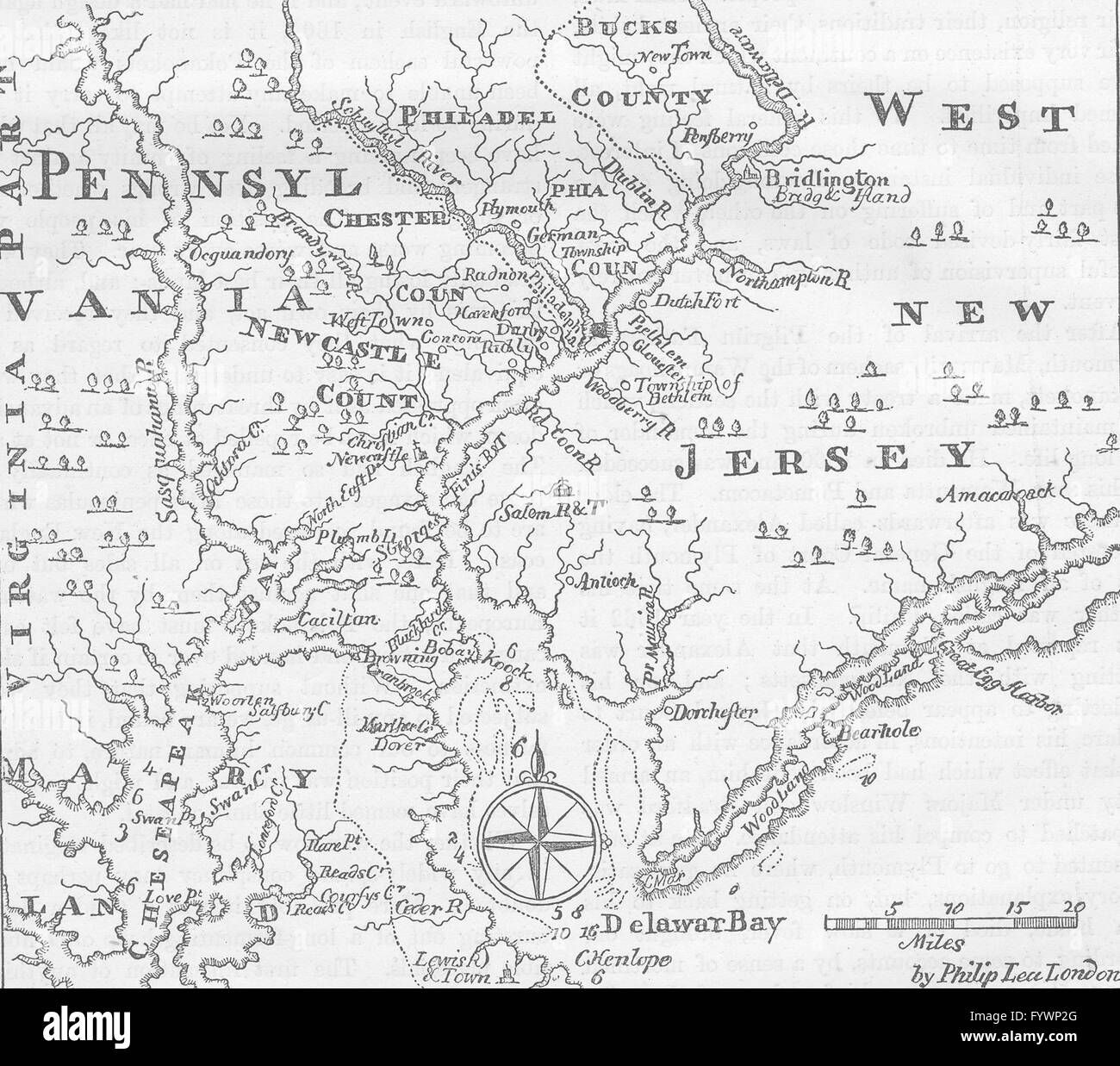 Vintage map of new jersey Black and White Stock Photos & Images Alamy