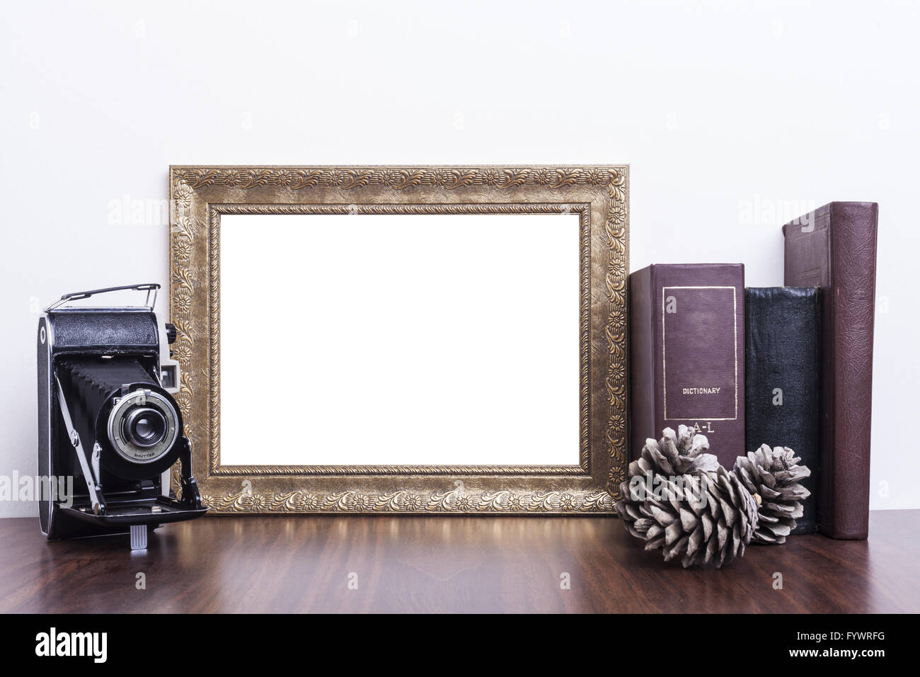 Horizontal Gold Frame Stock Photo Alamy