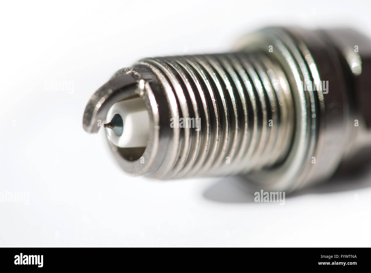new spark plug isolated on white background Stock Photo Alamy