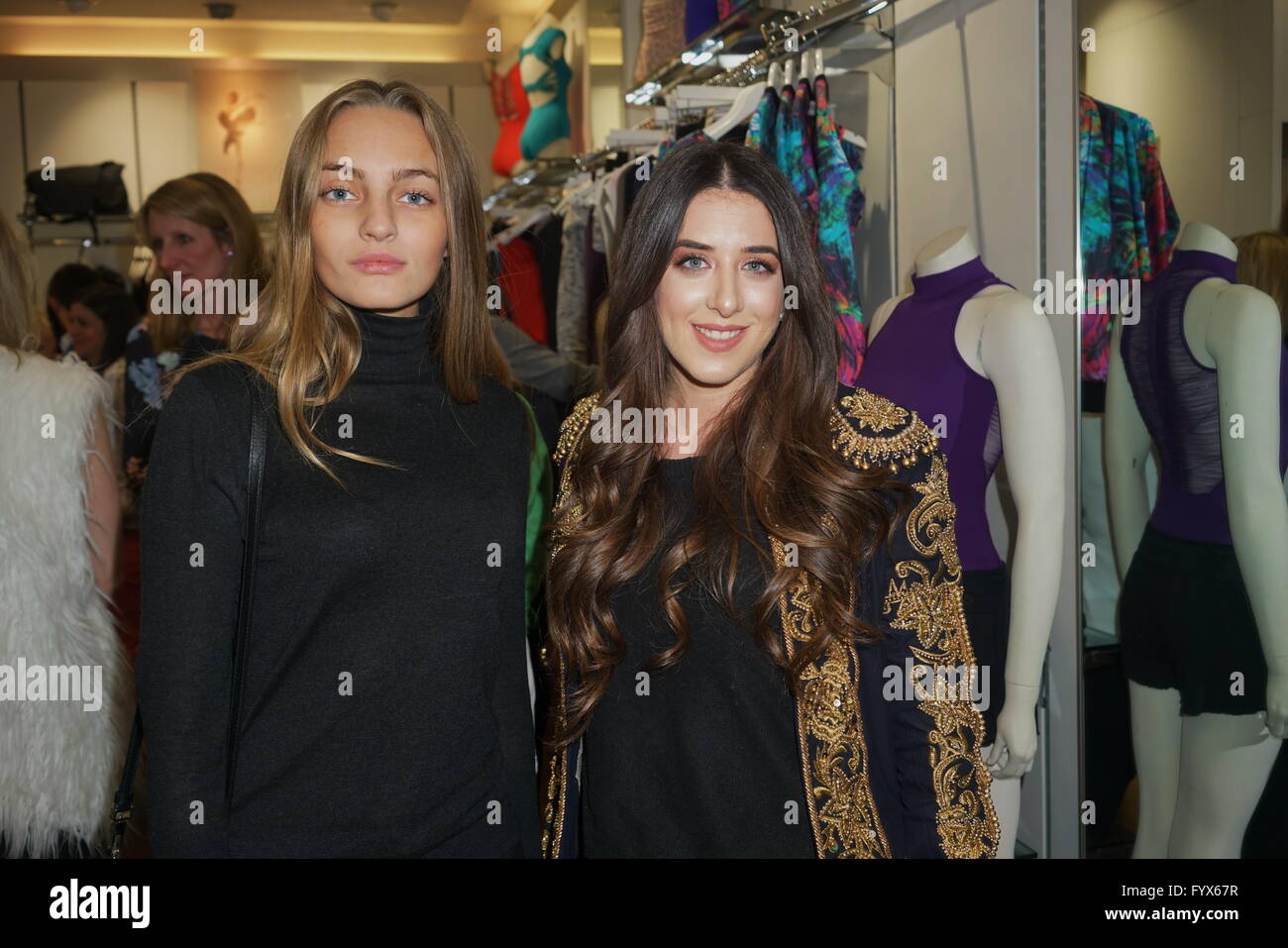 London, UK. 28th April, 2016. Natasha Kasatkina, Ella Jade attend