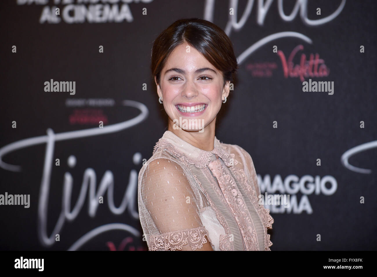 Rome, Italy. 29th April, 2016. Actress Martina Stoessel attends the Tini photocall at Grand Hotel Parco dei Principi in Rome Photo Credit:  Giuseppe Maffia/Alamy Live News Stock Photo