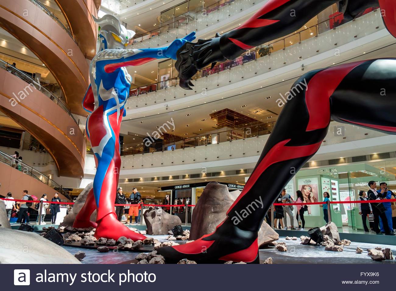 a ultraman and a