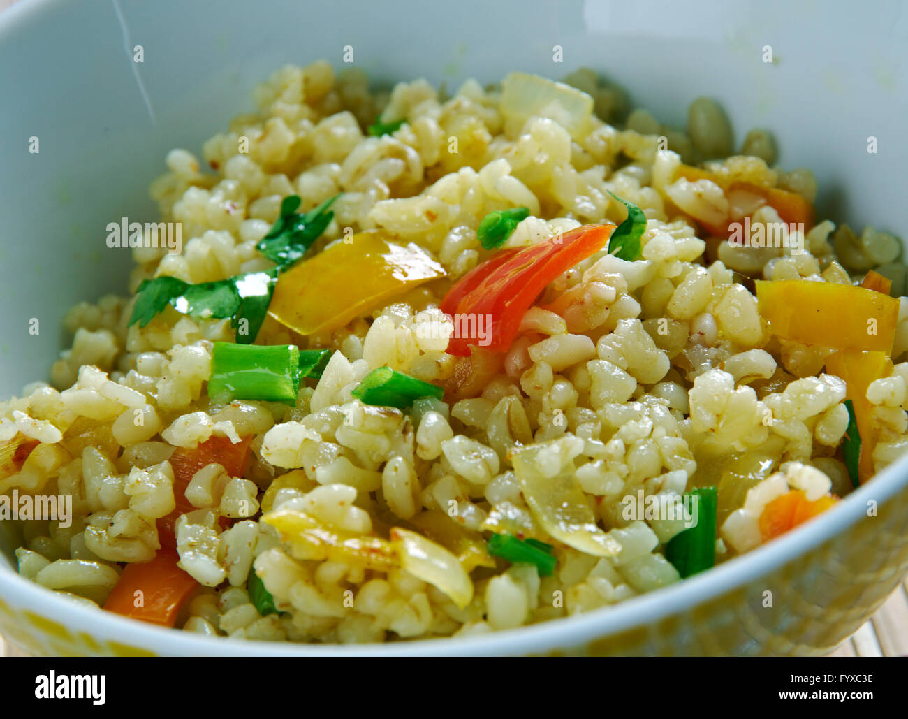 Bulgur Pilaf Salad Stock Photo Alamy