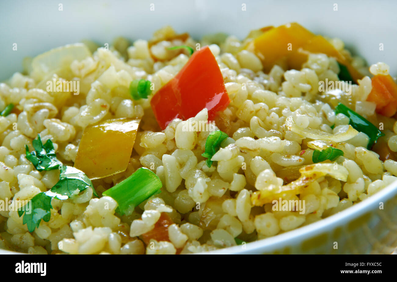 Bulgur Pilaf Salad Stock Photo Alamy