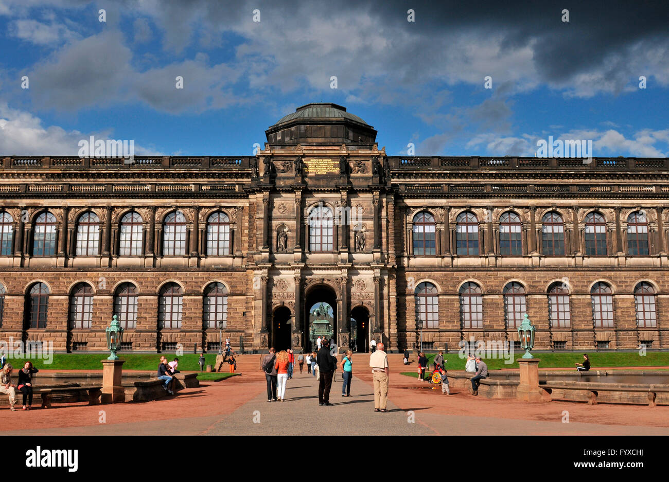 Art Gallery, Dresden, Saxony, Germany / Gemäldegalerie Stock Photo