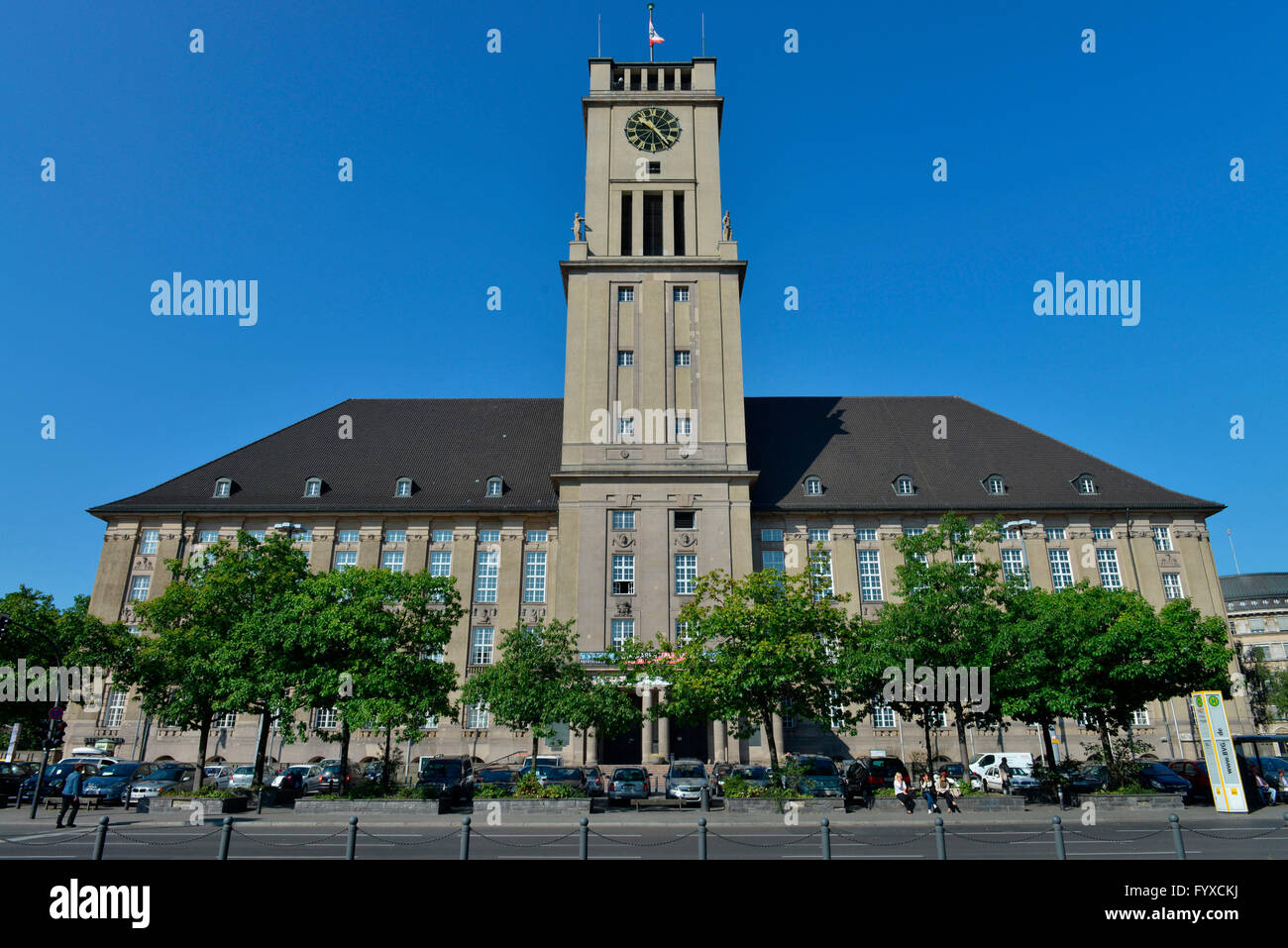 City hall Schoneberg, John-F.-Kennedy-Platz, Schoneberg, Berlin ...