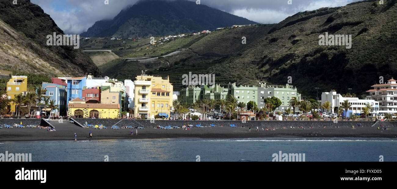 La Palma, Puerto de Tazacorte Stock Photo