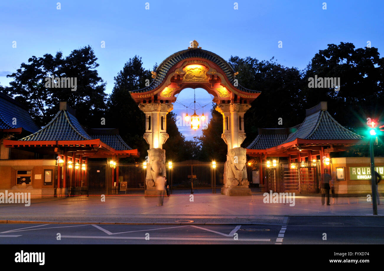 Elephant Gate, Berlin Zoological Garden, Budapester Strasse, Tiergarten