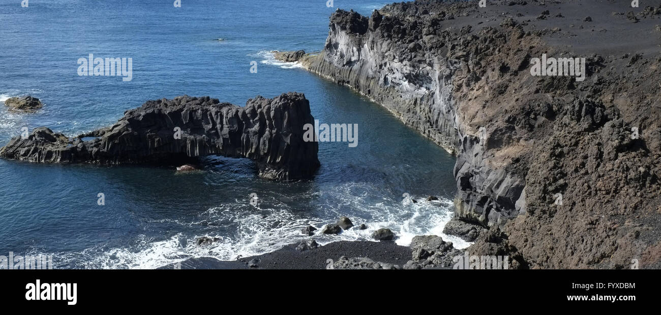 Cliffs, La Palma Stock Photo