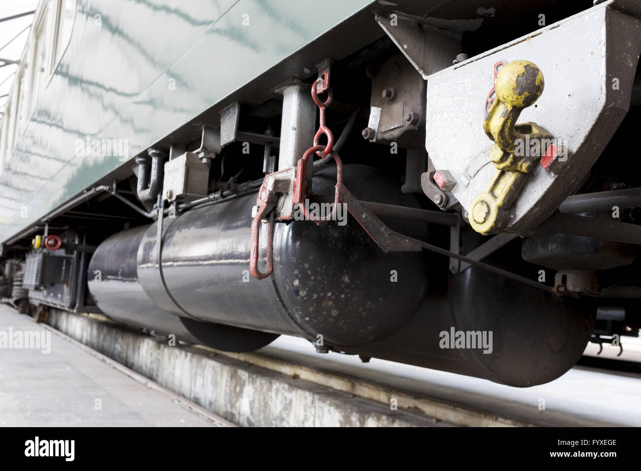 Train/transmission Passenger train transmission detail Stock Photo - Alamy