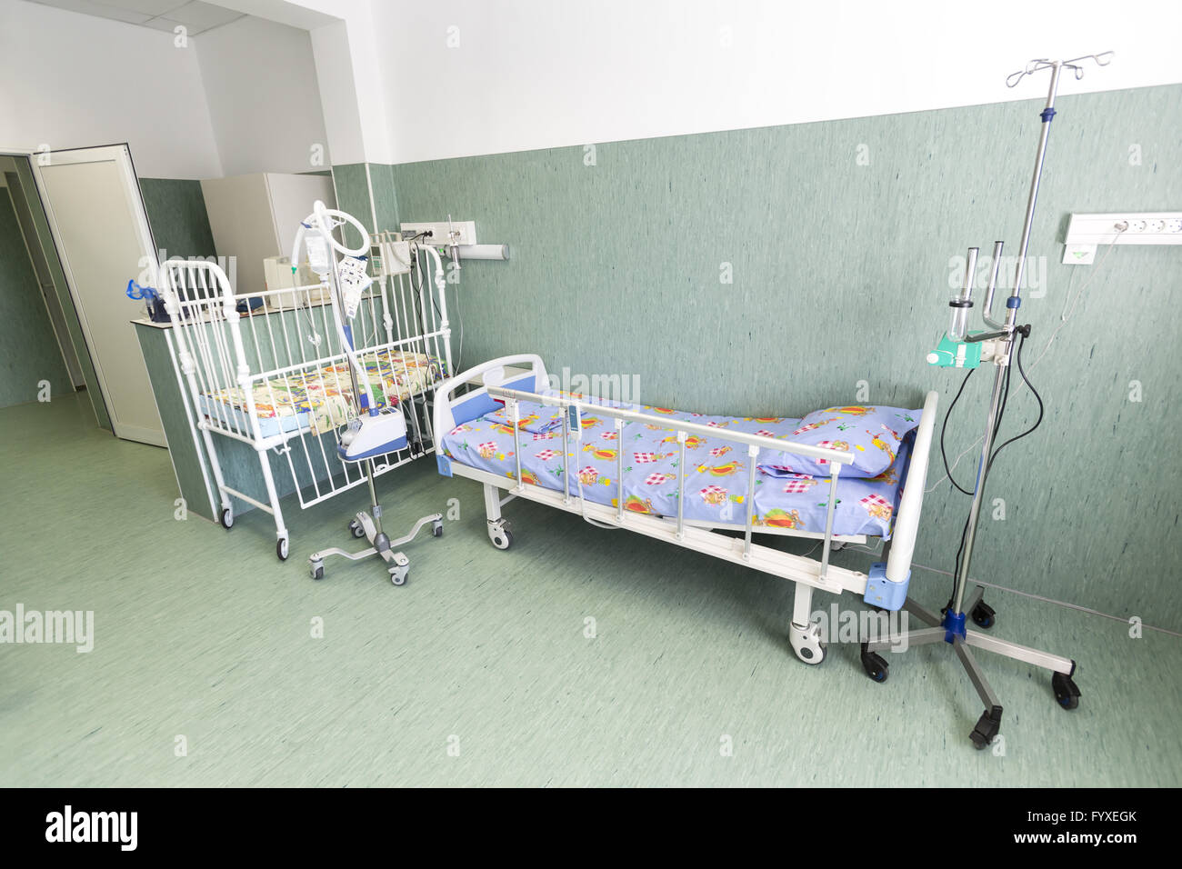 Hospital children bed Stock Photo Alamy