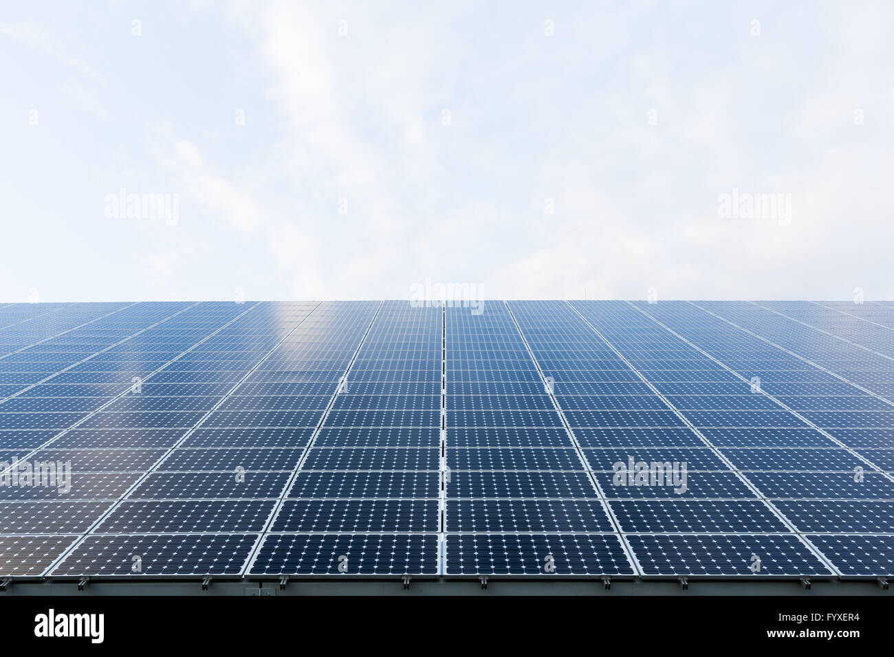 Solar Panels Renewable Energy Stock Photo - Alamy