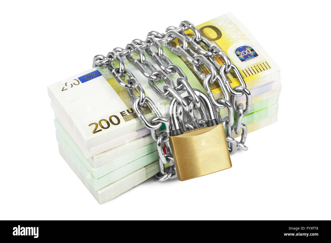 Money and chain Stock Photo - Alamy