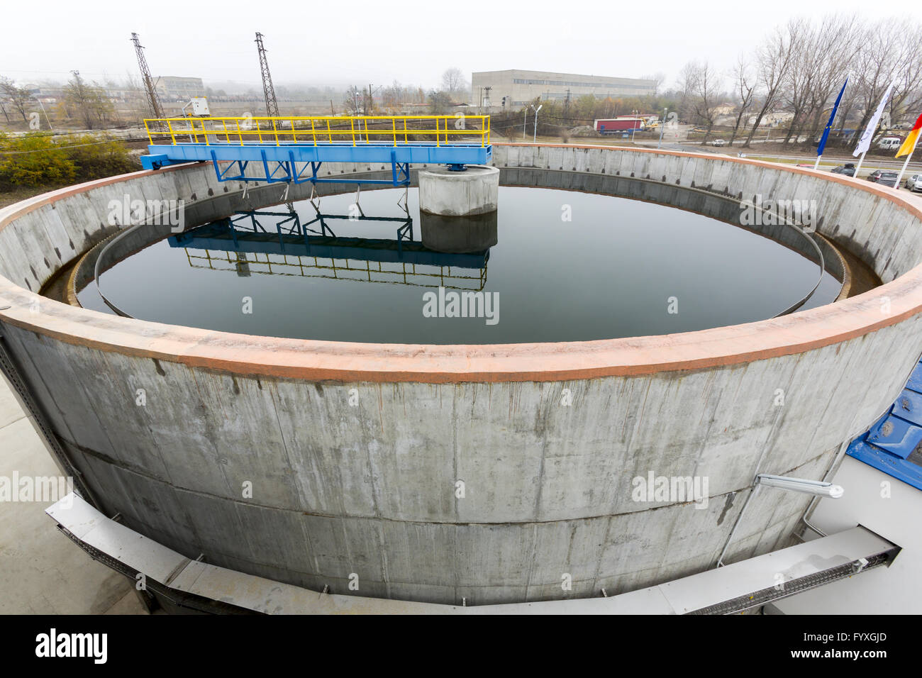 Water treatment plant Stock Photo