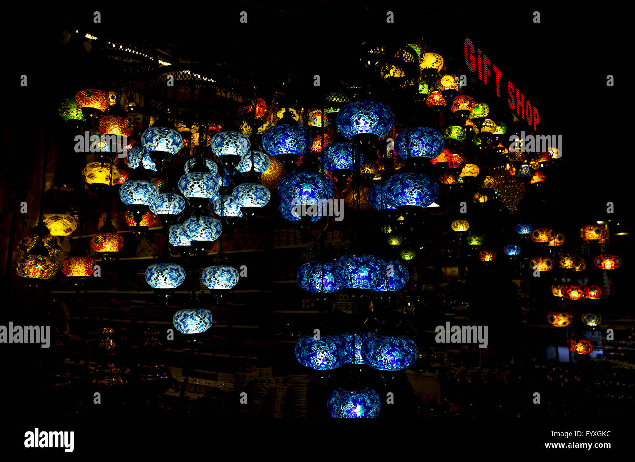 Colorful Turkish lanterns Stock Photo Alamy