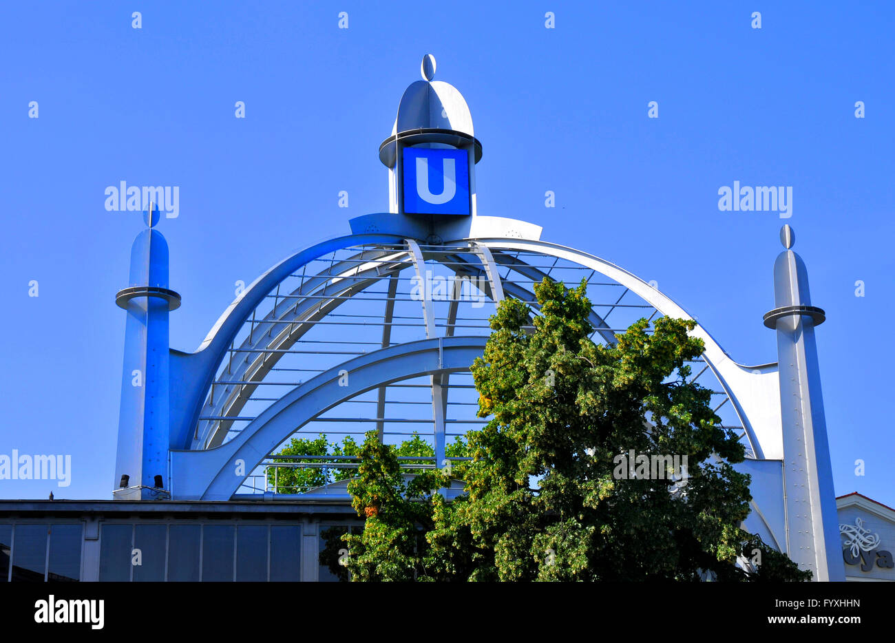 Nollendorfplatz, subway station, underground station, Berlin U-Bahn, Schoneberg, Tempelhof-Schoneberg, Berlin, Germany / Schöneberg, Tempelhof-Schöneberg Stock Photo