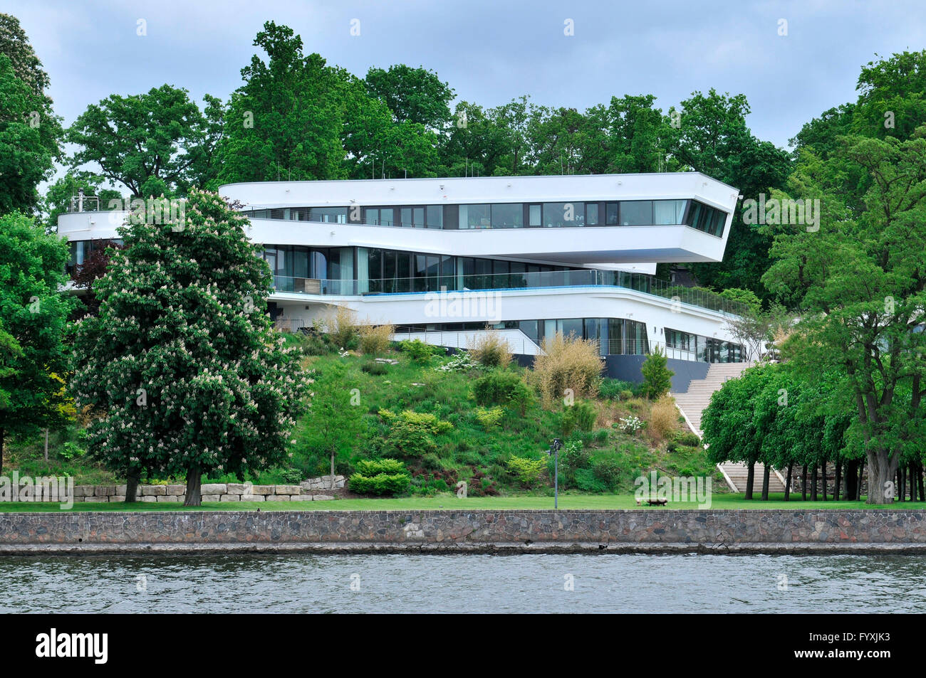 House, Schwanenwerder, Wannsee, Berlin, Germany Stock Photo