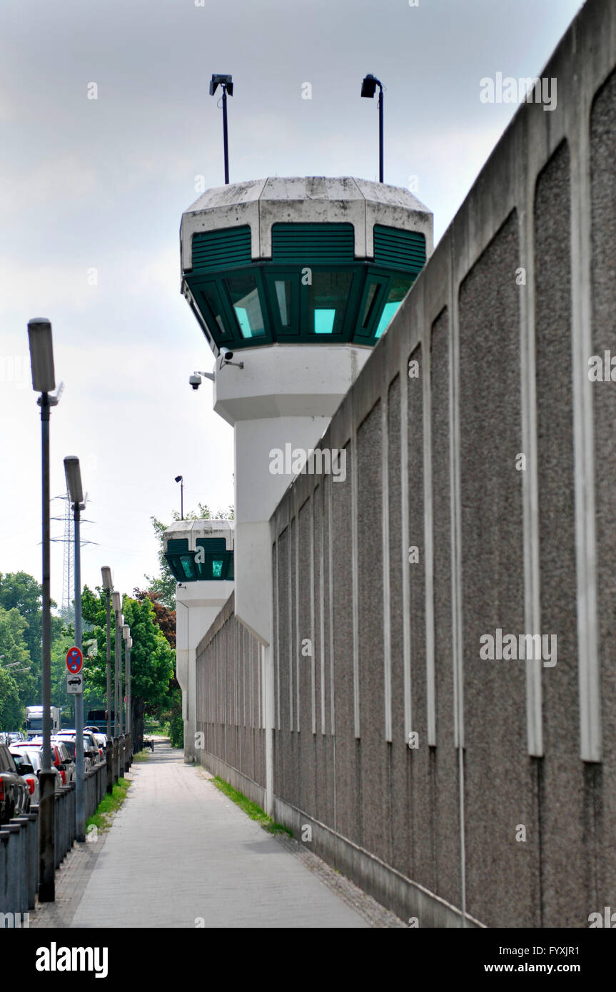 Prison Plotzensee, Friedrich-Olbricht-Damm, Charlottenburg, Berlin, Germany / JVA, Plötzensee Stock Photo