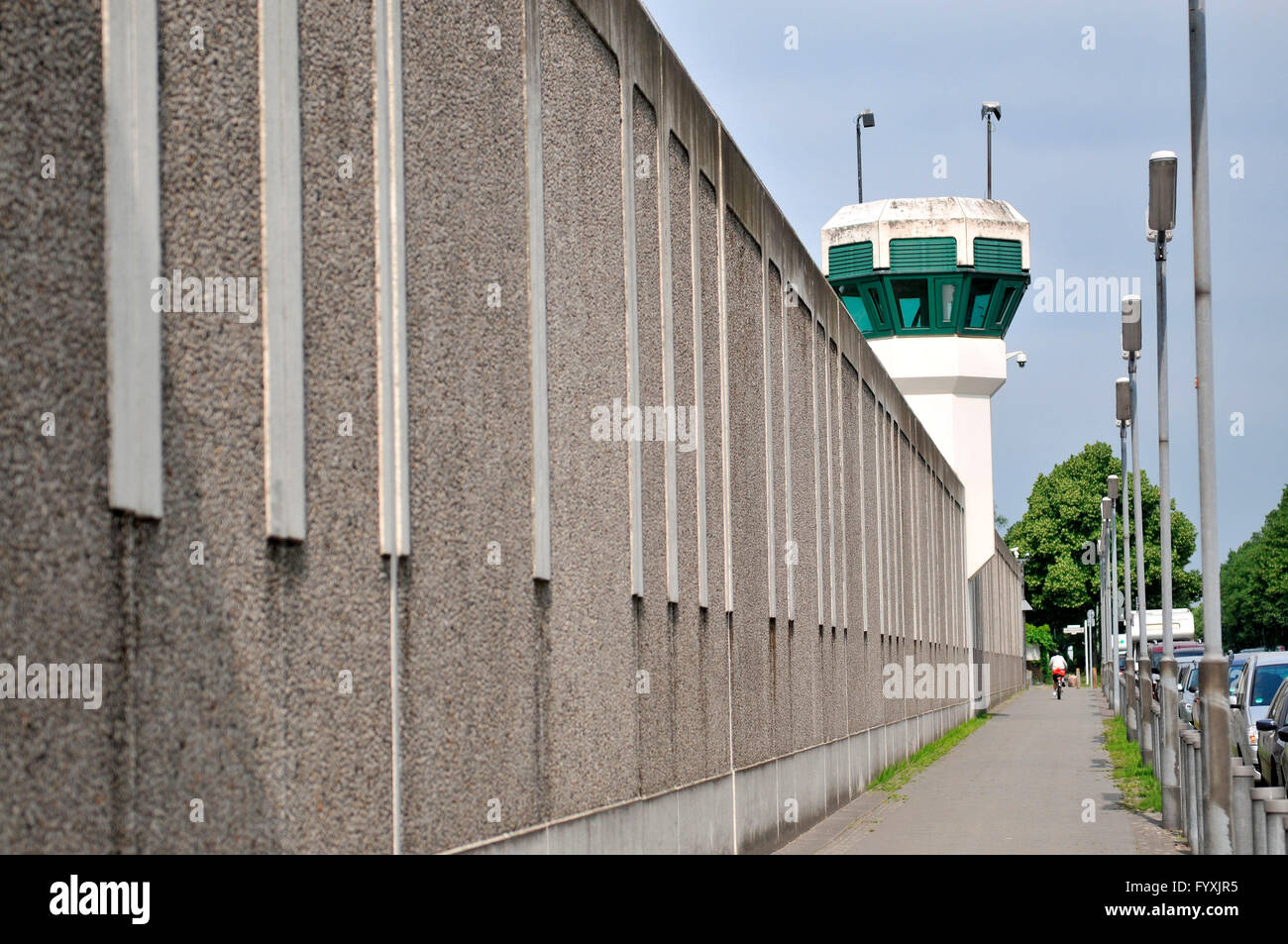 Prison Plotzensee, Friedrich-Olbricht-Damm, Charlottenburg, Berlin, Germany / JVA, Plötzensee Stock Photo
