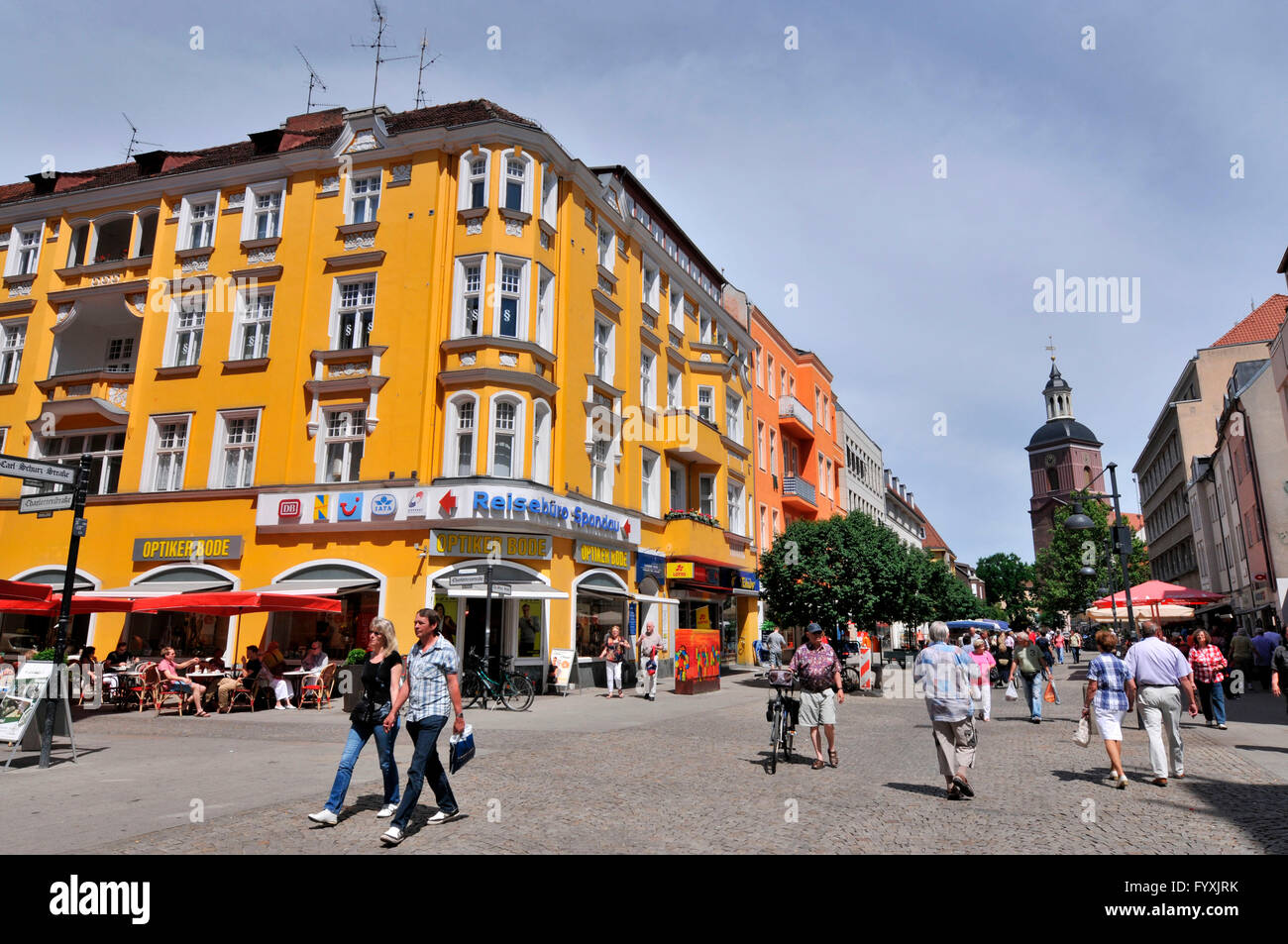 Carl-Schurz-Strasse, Spandau, Berlin, Germany Stock Photo