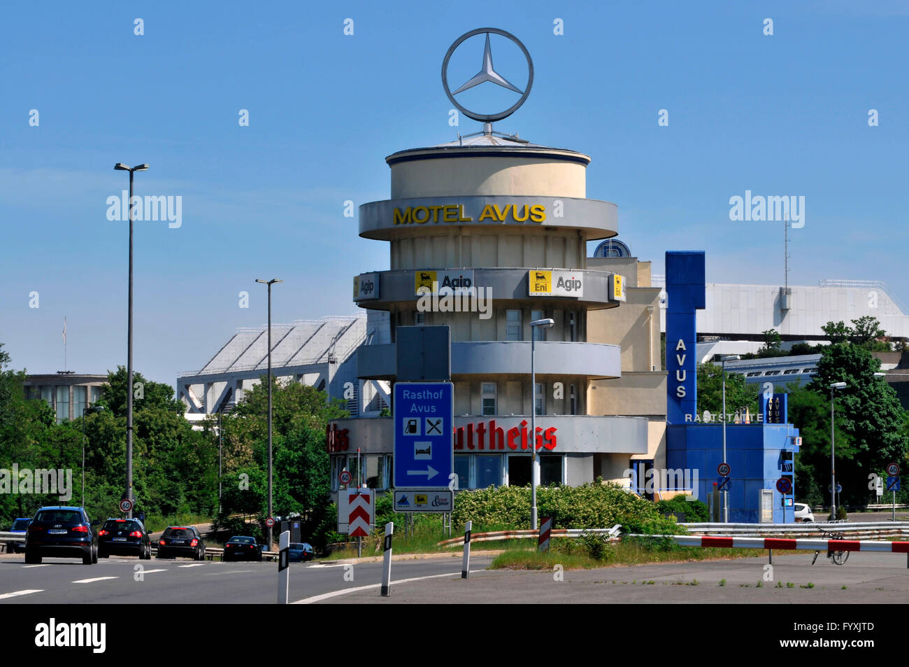 AVUS Motel, Charlottenburg, Berlin, Germany Stock Photo
