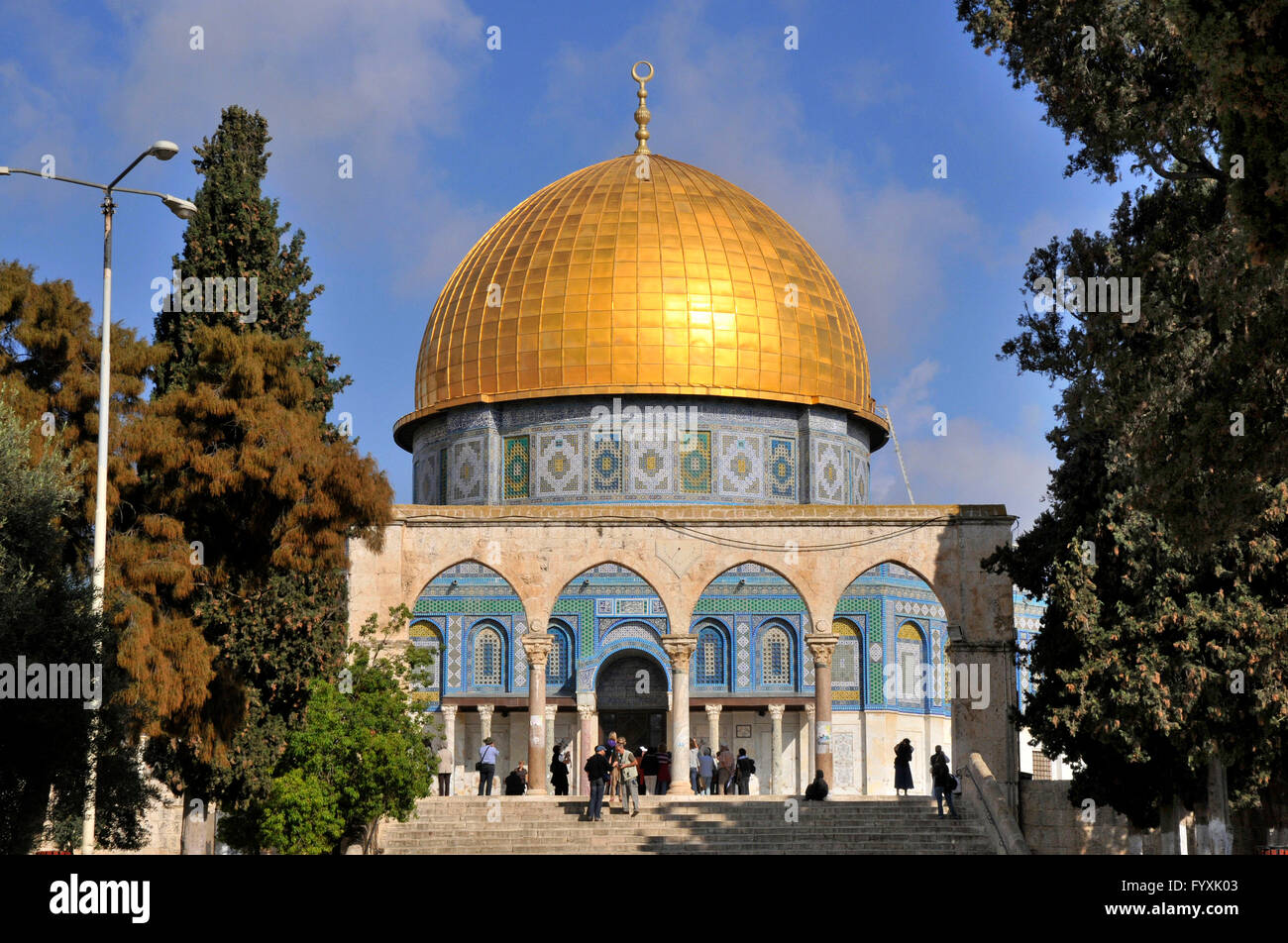 Dome of the Rock, Temple Mount, Jerusalem, Israel Stock Photo