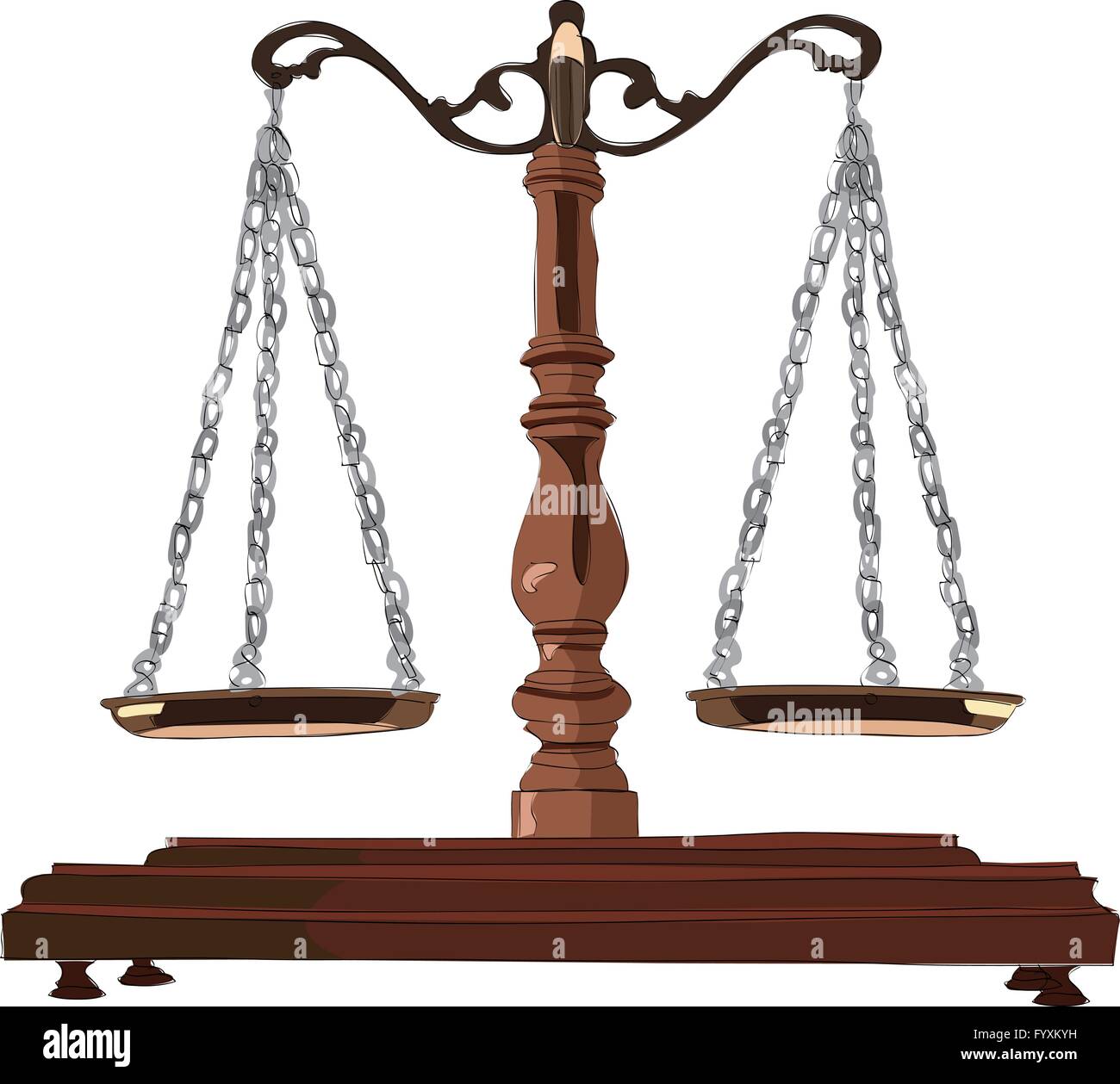 Pendulum scale Stock Vector Images - Alamy