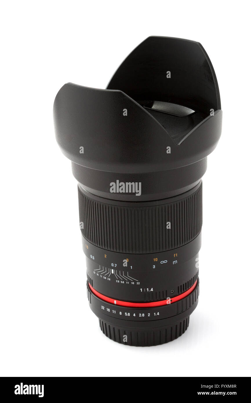 Lens for SLR camera Stock Photo