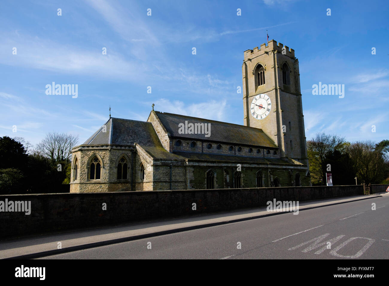Coningsby Church Stock Photo Alamy