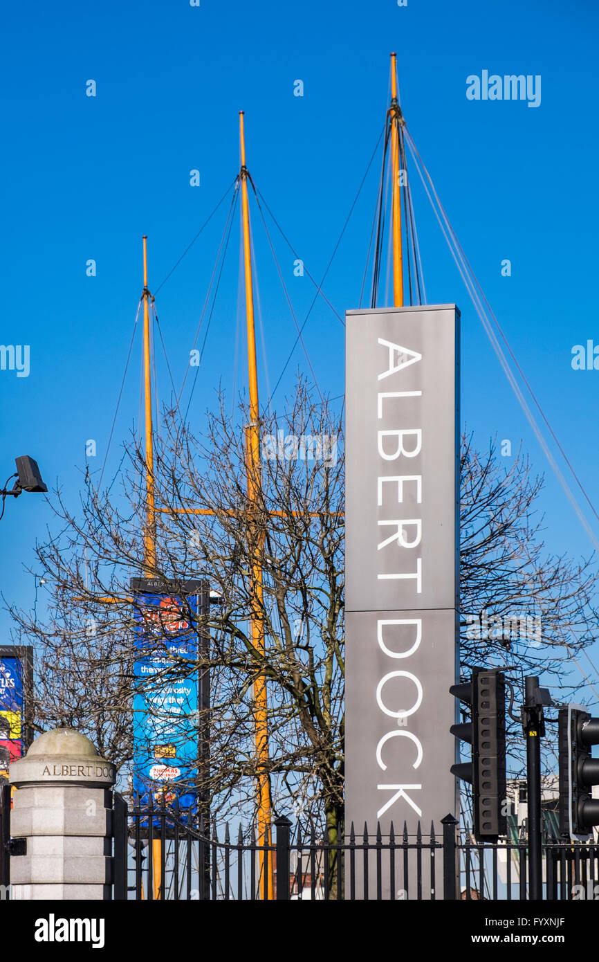 Albert Dock, Liverpool, Merseyside, England, U.K. Stock Photo