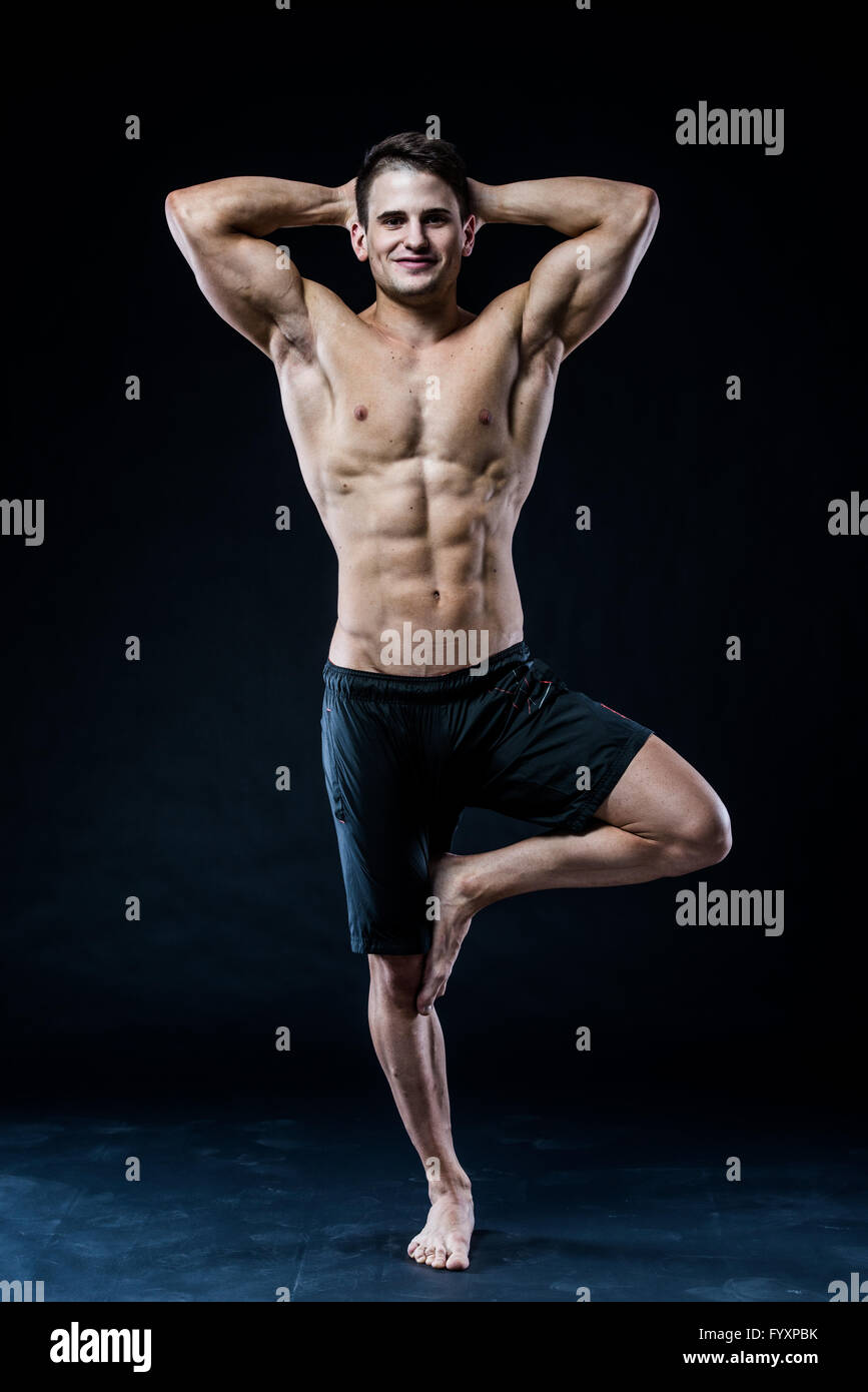 Healthy athlete black male hi-res stock photography and images - Alamy