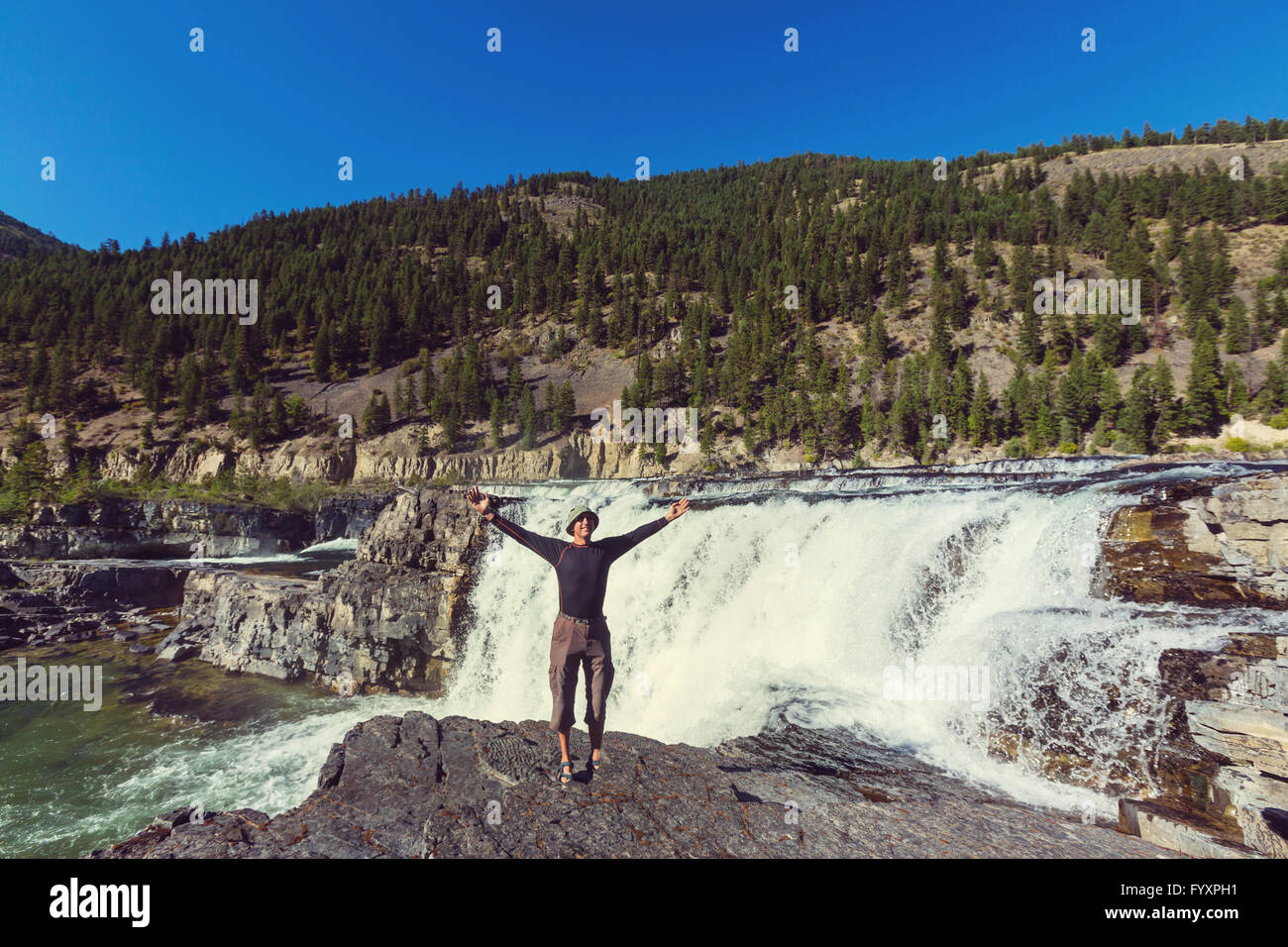 Kootenai falls hi-res stock photography and images - Alamy