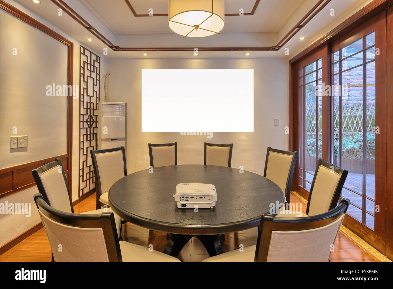 interior of modern dining room Stock Photo - Alamy