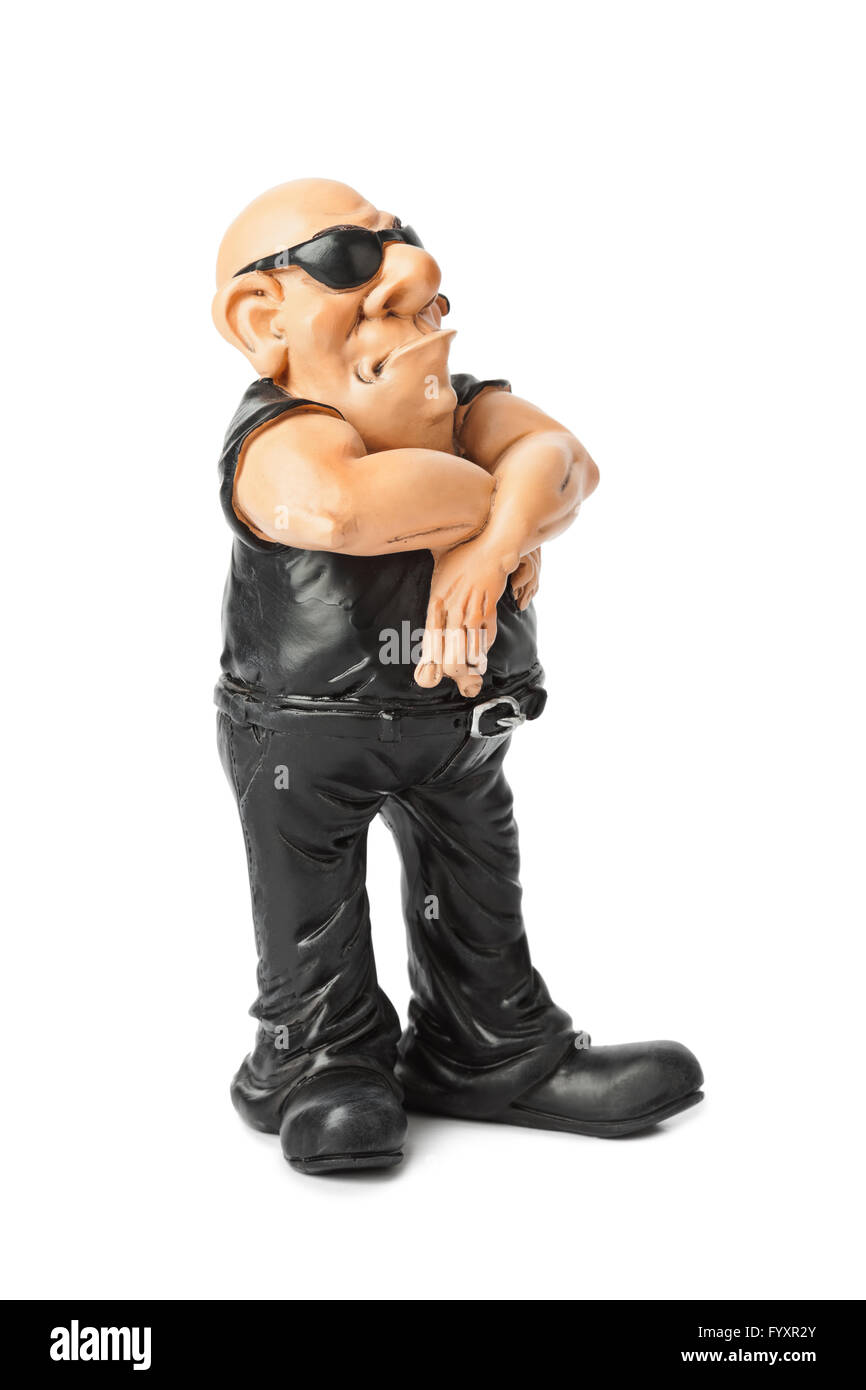 Toy security guard Stock Photo