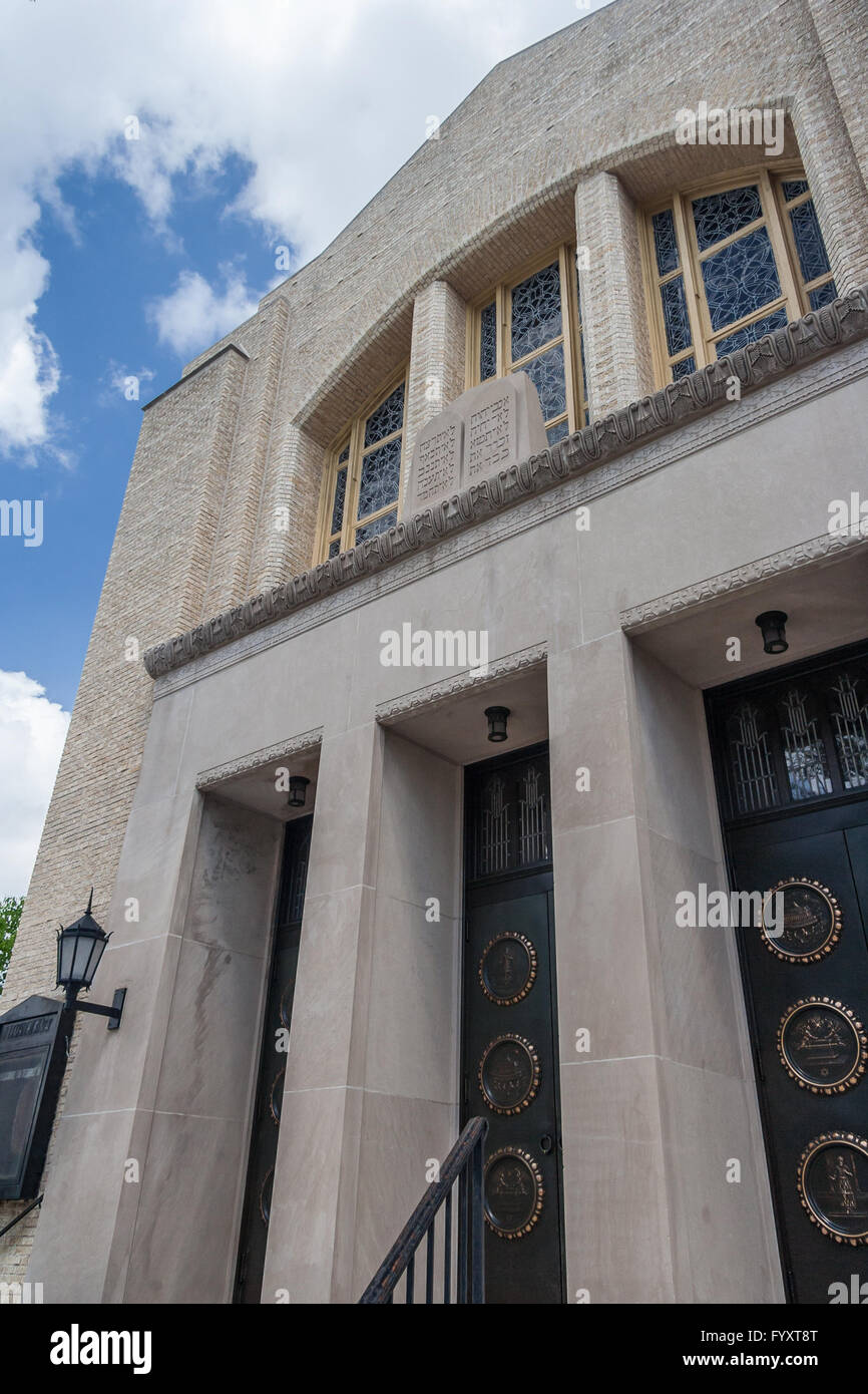 Synagogue in New Orleans, Louisiana Stock Photo