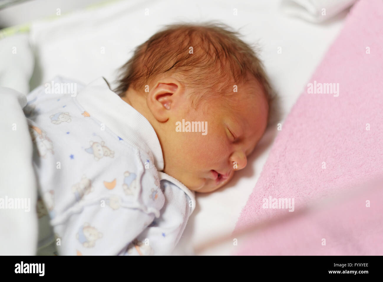 Three days old newborn baby Stock Photo Alamy