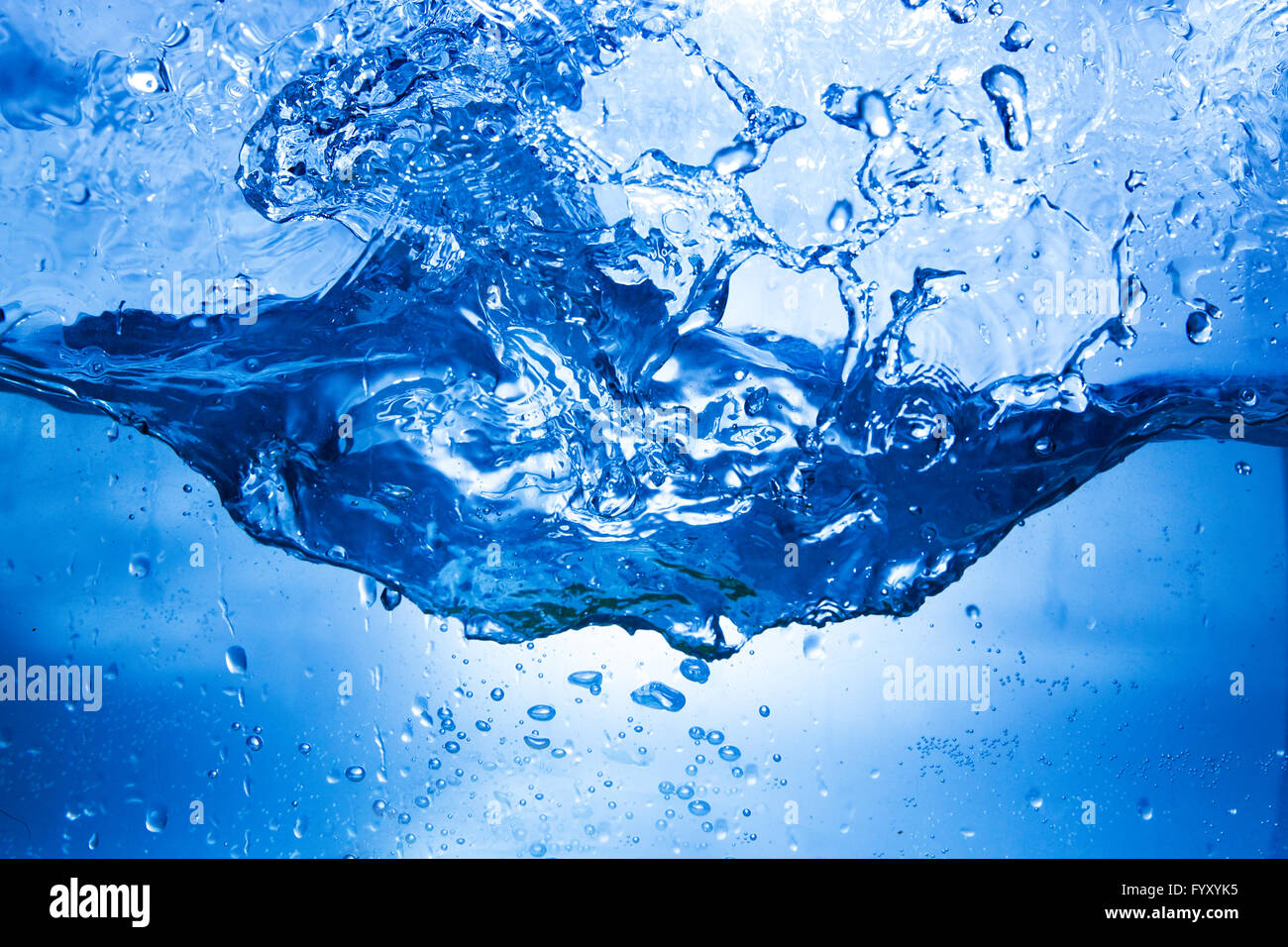 Fresh clean water splash Stock Photo Alamy