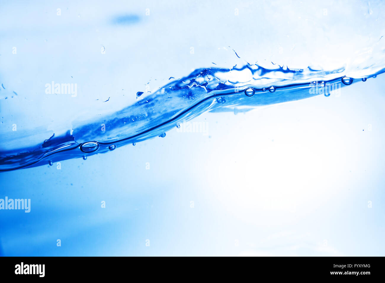 Fresh clean water splash Stock Photo