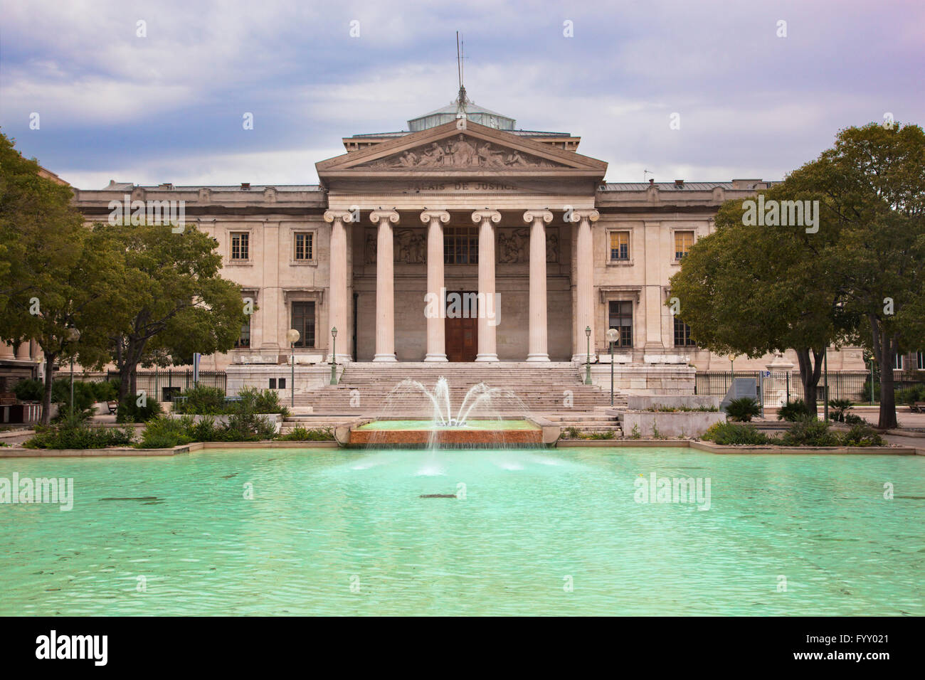 Le palais de justice, Marseille, France. Stock Photo