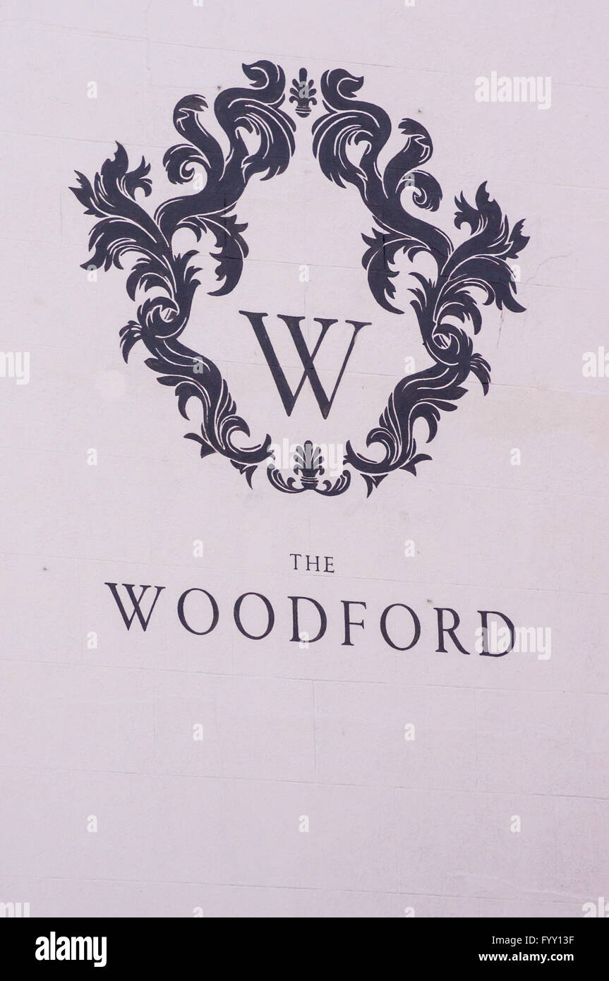 'The Woodford' restaurant, High Road, South Woodford, London E18, England Stock Photo