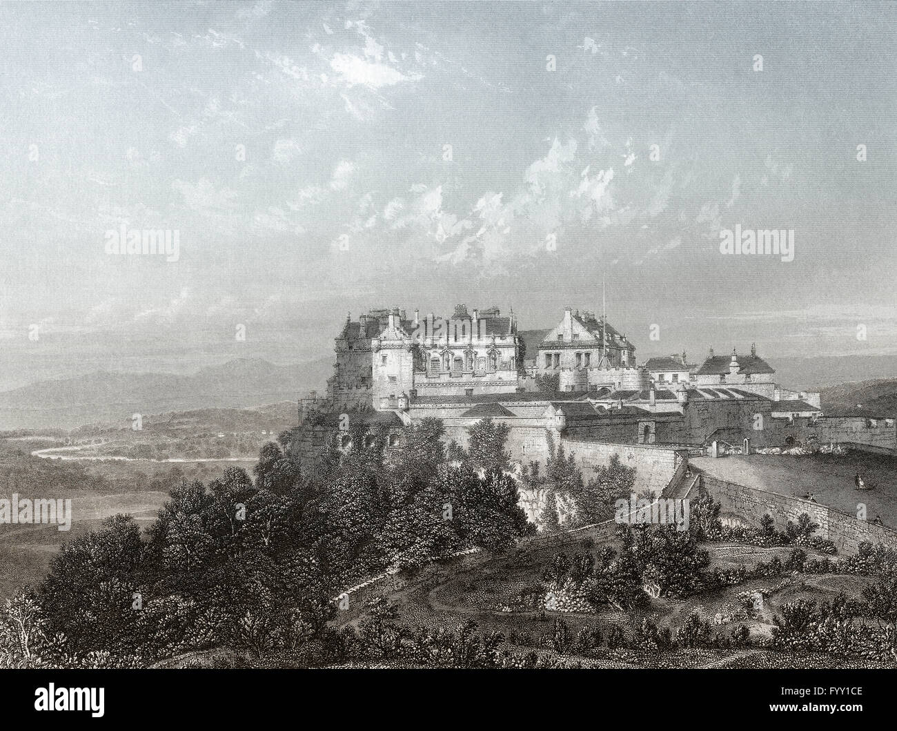 Stirling Castle, Scotland, Great Britain, Europe Stock Photo