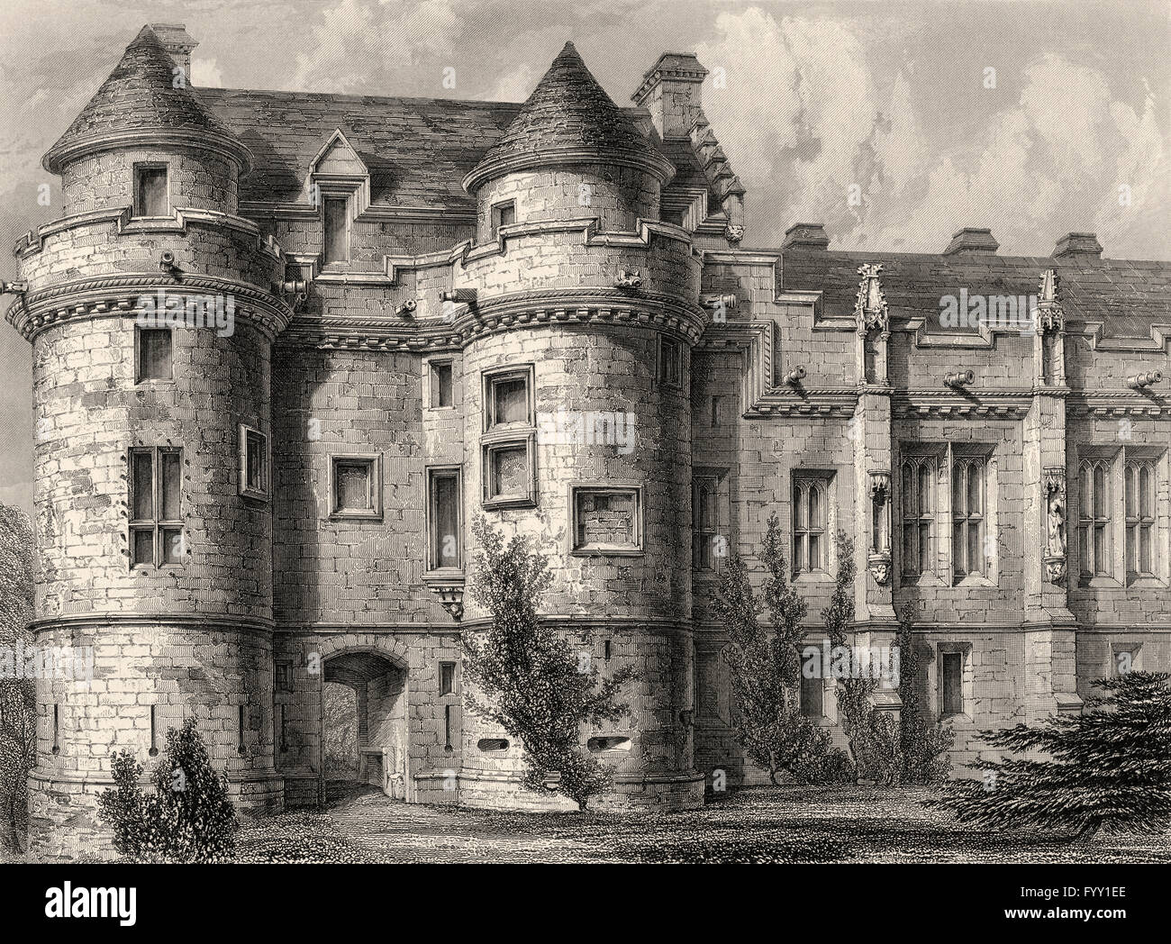Falkland Palace, Falkland, Fife, Scotland Stock Photo