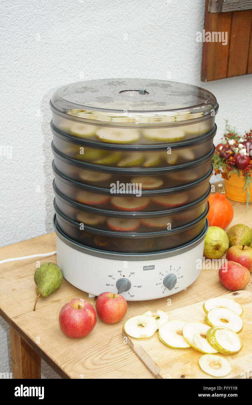 Drying fruits Stock Photo