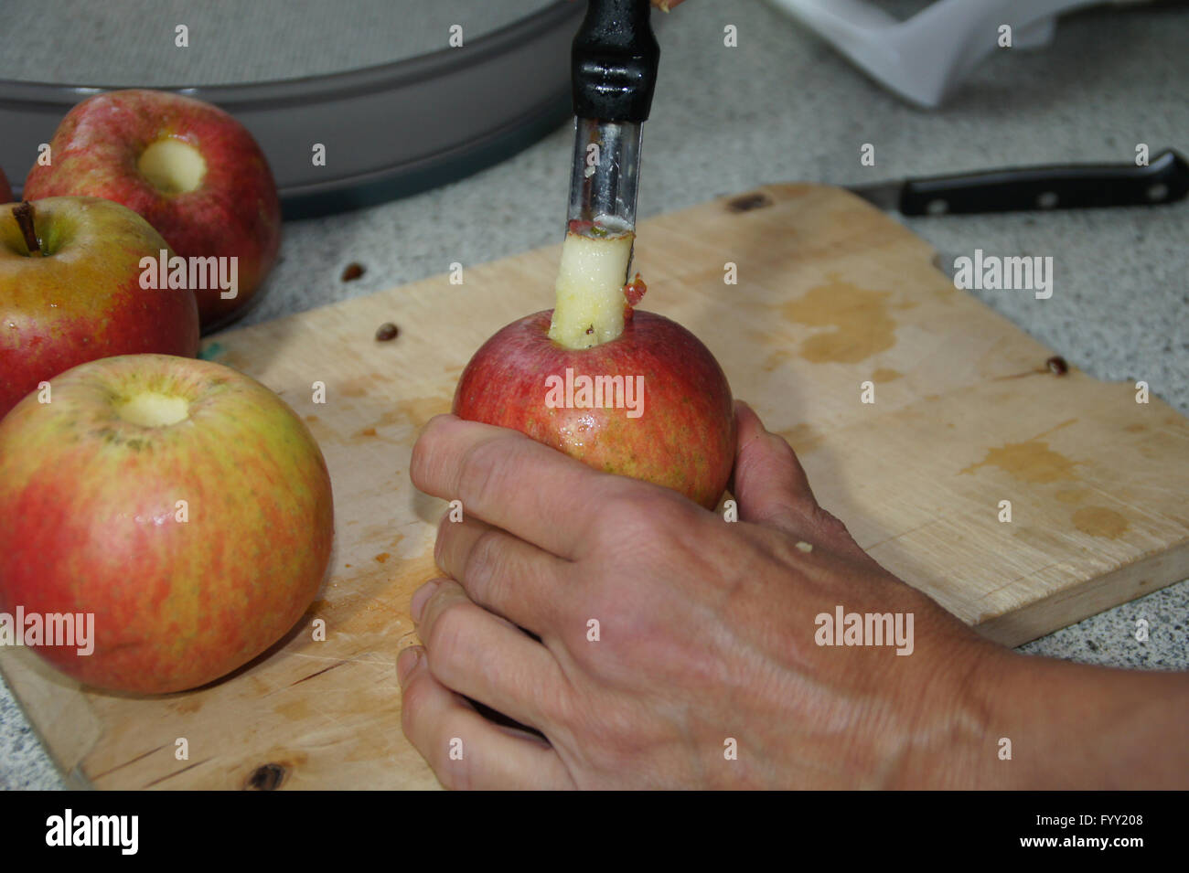 Drying fruits Stock Photo